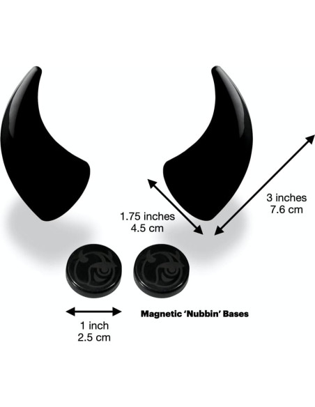 Cuernos Diabólicos Grandes Helmet Flair | Accesorios para Casco Cuernos Diabólicos Grandes Helmet Flair | Accesorios para Casco