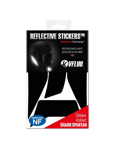 VFLUO Calcomanías Reflectantes para Casco SHARK SPARTAN VFLUO Calcomanías Reflectantes para Casco SHARK SPARTAN