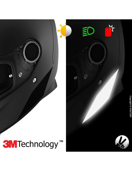 VFLUO Calcomanías Reflectantes para Casco SHARK SPARTAN VFLUO Calcomanías Reflectantes para Casco SHARK SPARTAN