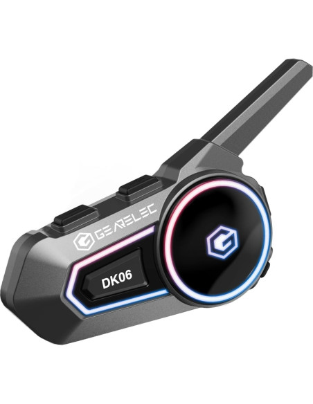 Auricular Bluetooth GEARELEC DK06 para Motocicleta IP65 Auricular Bluetooth GEARELEC DK06 para Motocicleta IP65