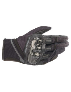 Guante Alpinestars Chrome Negro L con Protector de Nudillos