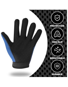 Guantes de Motocross JAGASOL JA-ST-XSK Verdes para Niños 2