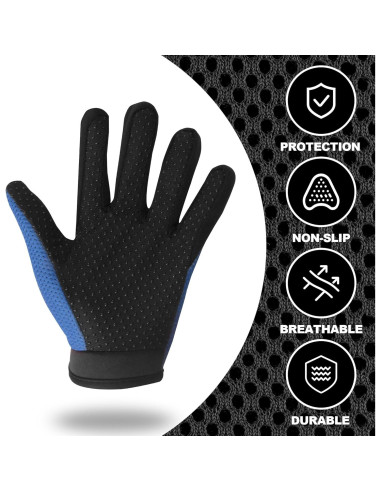 Guantes de Motocross JAGASOL JA-ST-XSK Verdes para Niños