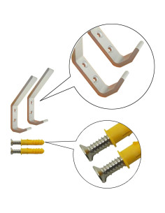 Soporte para Casco de Motocicleta Deloky - 4 Ganchos Pared 2
