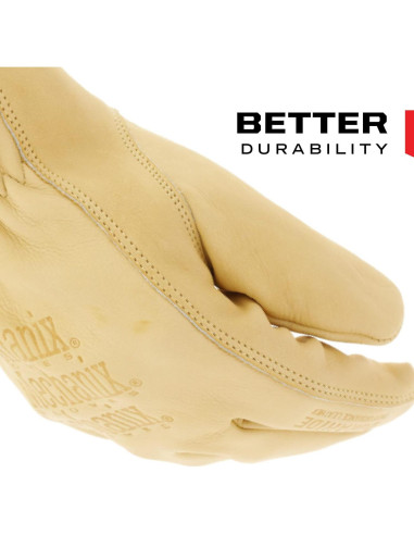 Guante de Trabajo Mechanix Wear Cuero Durahide Marrón Pequeño