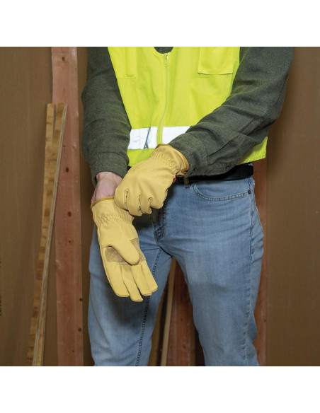 Guantes de Trabajo Klein Tools 60604 Cuero Vacuno Grande Guantes de Trabajo Klein Tools 60604 Cuero Vacuno Grande