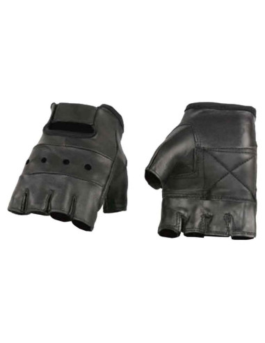 Guantes de cuero sin dedos Shaf International SH216 acolchados