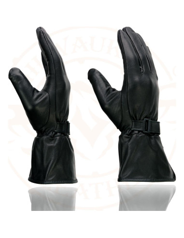 Guantes de Cuero para Mujeres Milwaukee Leather Negros