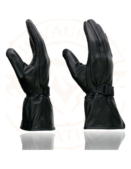 Guantes de Cuero para Mujeres Milwaukee Leather Negros Guantes de Cuero para Mujeres Milwaukee Leather Negros