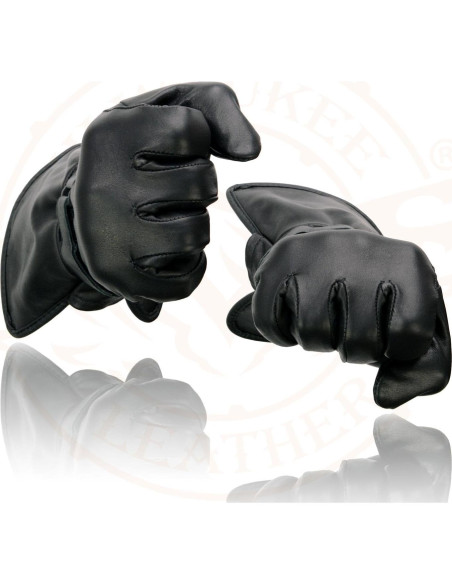 Guantes de Cuero para Mujeres Milwaukee Leather Negros Guantes de Cuero para Mujeres Milwaukee Leather Negros
