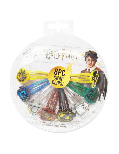 Pinzas para el cabello Luv Her Harry Potter 8 piezas multicolor