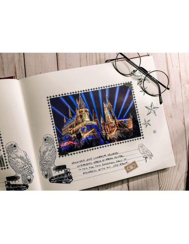 Álbum de Fotos Harry Potter CON*QUEST, 80 Páginas, Cuero Vegano