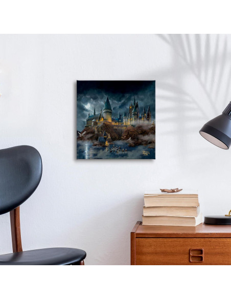 Lienzo Enmarcado Castillo Hogwarts Thomas Kinkade 25x20 cm Lienzo Enmarcado Castillo Hogwarts Thomas Kinkade 25x20 cm