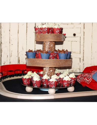 Fundas para Cupcake Confetti Couture 24 Pzas Reversibles