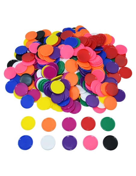 Contadores Plásticos 300 Piezas 10 Colores Smartdealspro Contadores Plásticos 300 Piezas 10 Colores Smartdealspro
