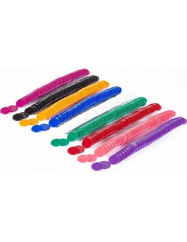 Contadores Plásticos 300 Piezas 10 Colores Smartdealspro