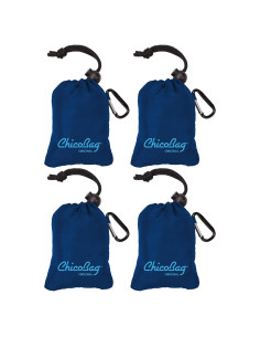 Bolsa de Compras Reutilizable ChicoBag Azul 4 Piezas 11.34 kg