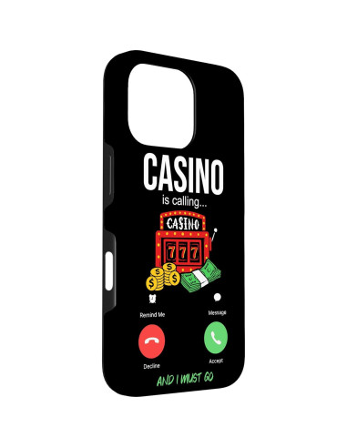 Funda iPhone 16 Pro Casino Estás Llamando Juego