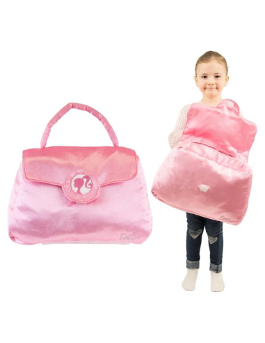 Almohada de Peluche Franco Barbie Bolso Rosa 35.5 cm