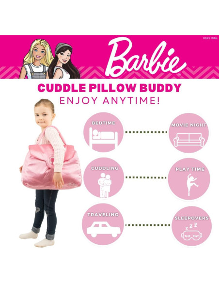 Almohada de Peluche Franco Barbie Bolso Rosa 35.5 cm Almohada de Peluche Franco Barbie Bolso Rosa 35.5 cm