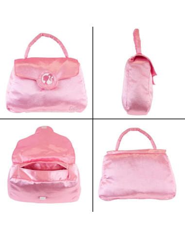 Almohada de Peluche Franco Barbie Bolso Rosa 35.5 cm