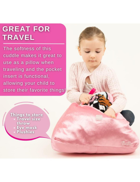 Almohada de Peluche Franco Barbie Bolso Rosa 35.5 cm Almohada de Peluche Franco Barbie Bolso Rosa 35.5 cm
