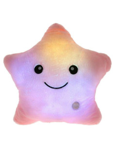 Cojín de Peluche Estrella LED Elfish Rosa 36.8x32.8cm