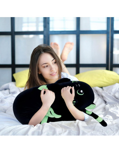 Almohada de Gato de Peluche Zhengzhou 90cm Suave y Larga