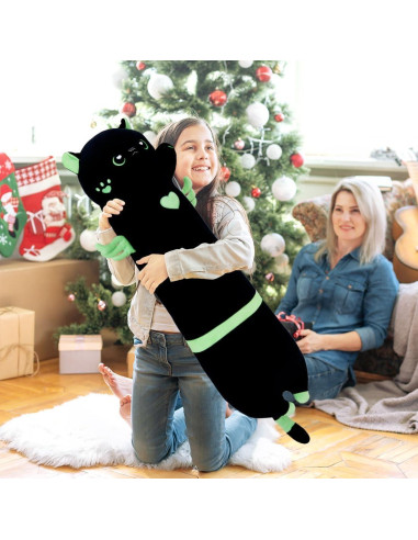 Almohada de Gato de Peluche Zhengzhou 90cm Suave y Larga
