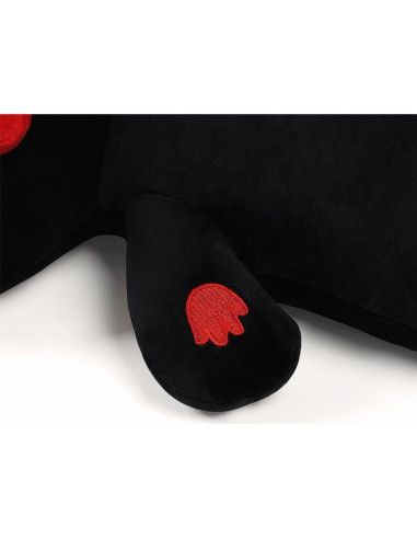 Almohada de Felpa Axolote Negra 50 cm Suave y Kawaii