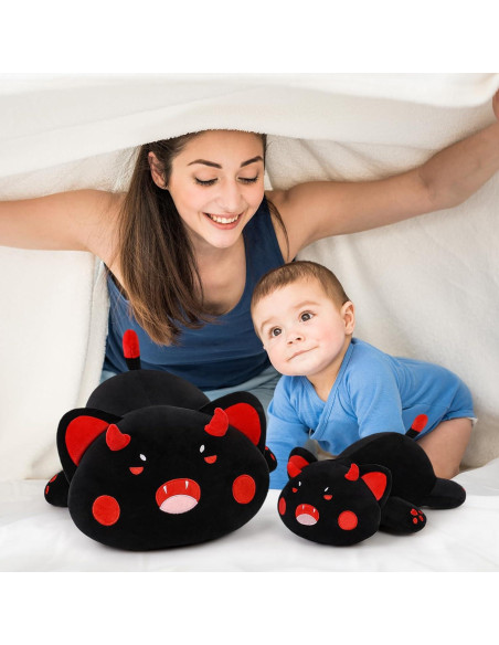 Almohada de felpa gato negro SNOWOLF 50.8 cm suave kawaii Almohada de felpa gato negro SNOWOLF 50.8 cm suave kawaii