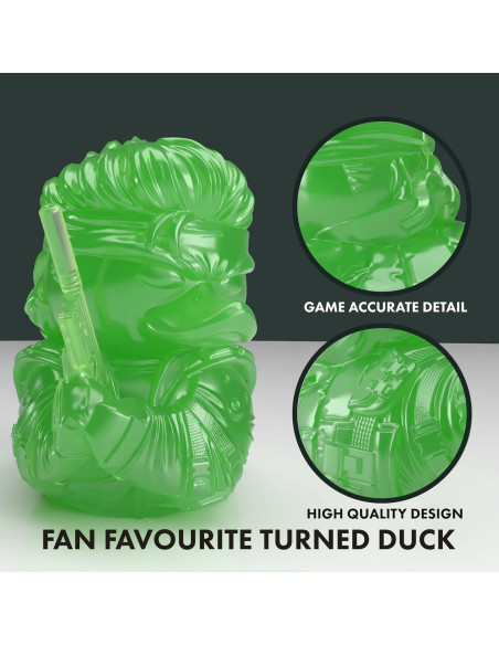 Figura de Pato TUBBZ Metal Gear Solid Camuflaje 9 cm Figura de Pato TUBBZ Metal Gear Solid Camuflaje 9 cm