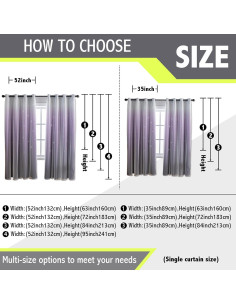 Cortina Opaca Anytime 1 Panel 132x241 cm Princesa Púrpura 2
