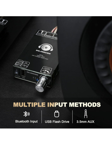 Placa Amplificadora Bluetooth DAJUNGUO 1002S 100W Doble Chip