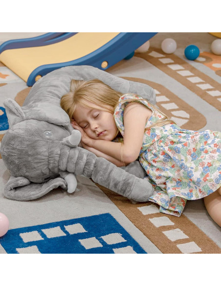 Elefante de Peluche Grande Homily 60 cm Juguete Esponjoso Elefante de Peluche Grande Homily 60 cm Juguete Esponjoso