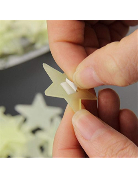 100 Pegatinas Estrellas Brillantes Senlinlv Rosa Decoración 100 Pegatinas Estrellas Brillantes Senlinlv Rosa Decoración