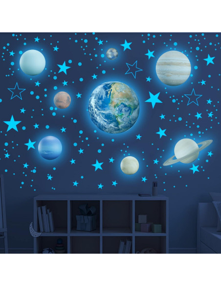 Calcomanías de Estrellas y Planetas Robmoda para Techo Calcomanías de Estrellas y Planetas Robmoda para Techo