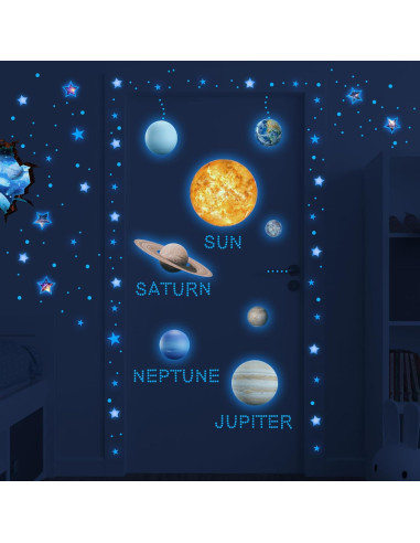 Calcomanías de Pared Robmoda Sistema Solar Brillantes