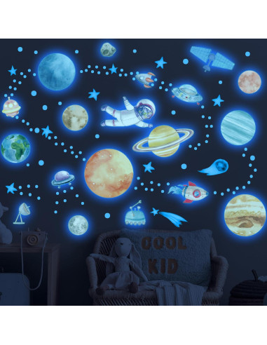 Calcomanías de Pared Robmoda Sistema Solar Brillantes