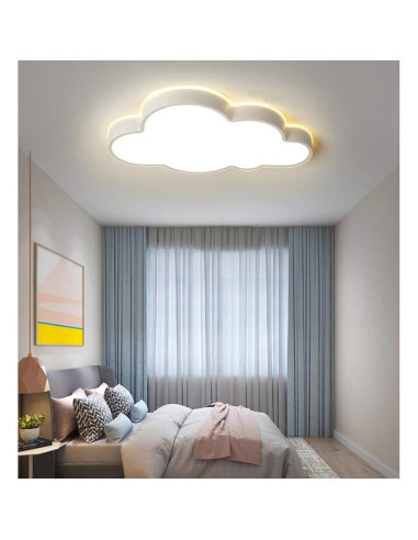 Luz de Techo LED LAKIQ Nube Regulable 65x41 cm Cálida