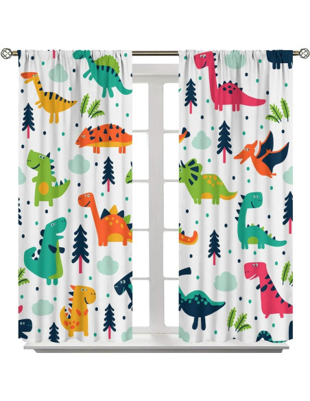 Cortina Opaca Kurtect Dinosaurio 2 Paneles 106x213 cm Cortina Opaca Kurtect Dinosaurio 2 Paneles 106x213 cm