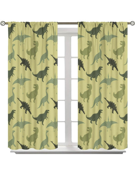 Cortina Opaca Kurtect Dinosaurio 182x160 cm 2 Paneles Cortina Opaca Kurtect Dinosaurio 182x160 cm 2 Paneles