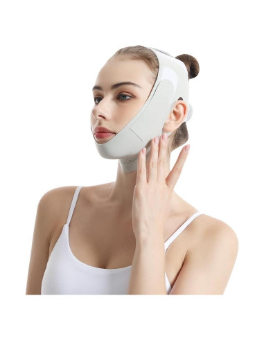 Reductor de Papada Yiiektily, Cinturón Facial Ajustable 57cm