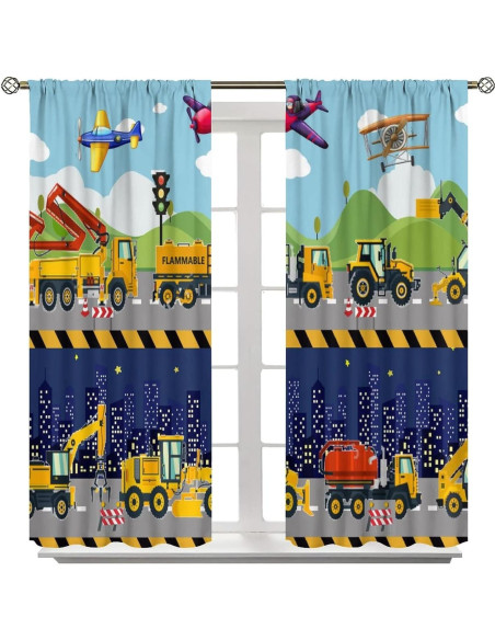 Cortinas Blackout SXXLDNG 2 Paneles Caricatura Niños 106x213cm Cortinas Blackout SXXLDNG 2 Paneles Caricatura Niños 106x213cm