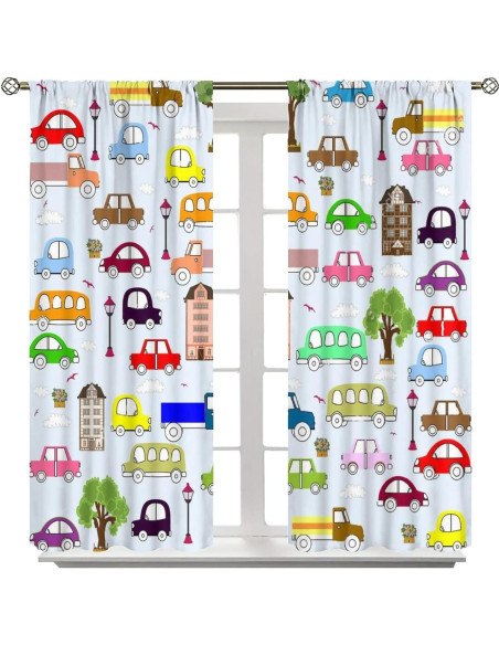 Cortinas de Ventana SXXLDNG 2 Paneles 53x160 cm Blackout Cortinas de Ventana SXXLDNG 2 Paneles 53x160 cm Blackout