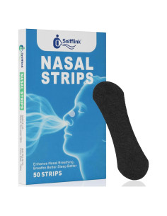Tiras Nasales Snifflink para Ronquidos - 50 Unidades