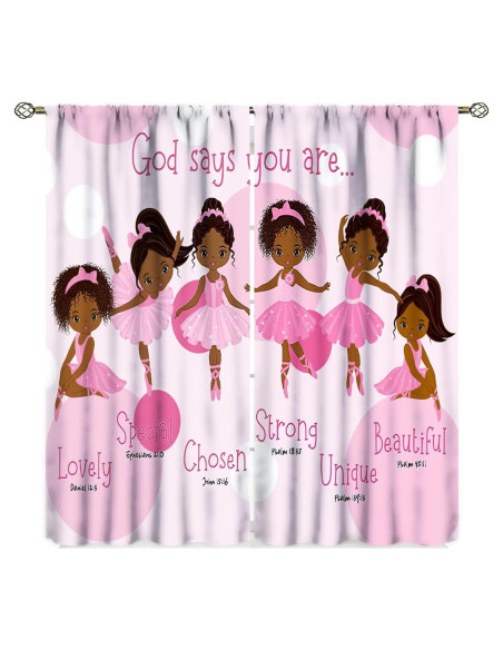 Cortinas para Niñas SXXLDNG 2 Paneles 53x53 cm Rosa Cortinas para Niñas SXXLDNG 2 Paneles 53x53 cm Rosa