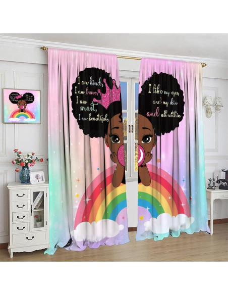 Cortinas Blackout SXXLDNG 2 Paneles 106x213 cm Niña Cortinas Blackout SXXLDNG 2 Paneles 106x213 cm Niña