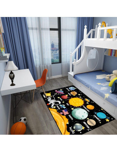 Alfombra Galáctica Jiospet 5' x 7' para Niños