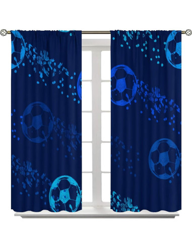 Cortinas Opacas ShiTingYu 2 Paneles 53x114 cm Coloridas